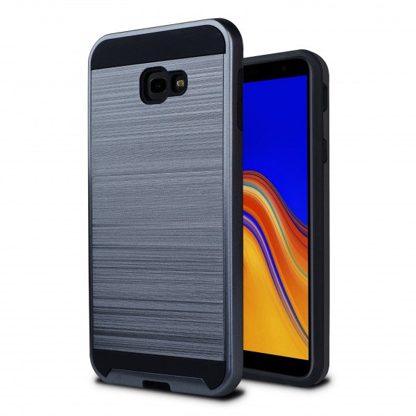 Wholesale Samsung Galaxy J4+ Plus J415 Armor Hybrid Case (Navy Blue)